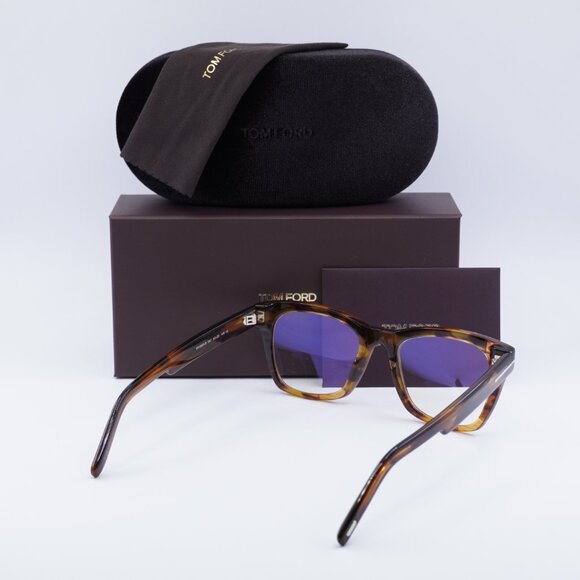 Tom Ford FT5886-B 047 Square Eyeglasses 52mm - Light Brown - Picture 5 of 10